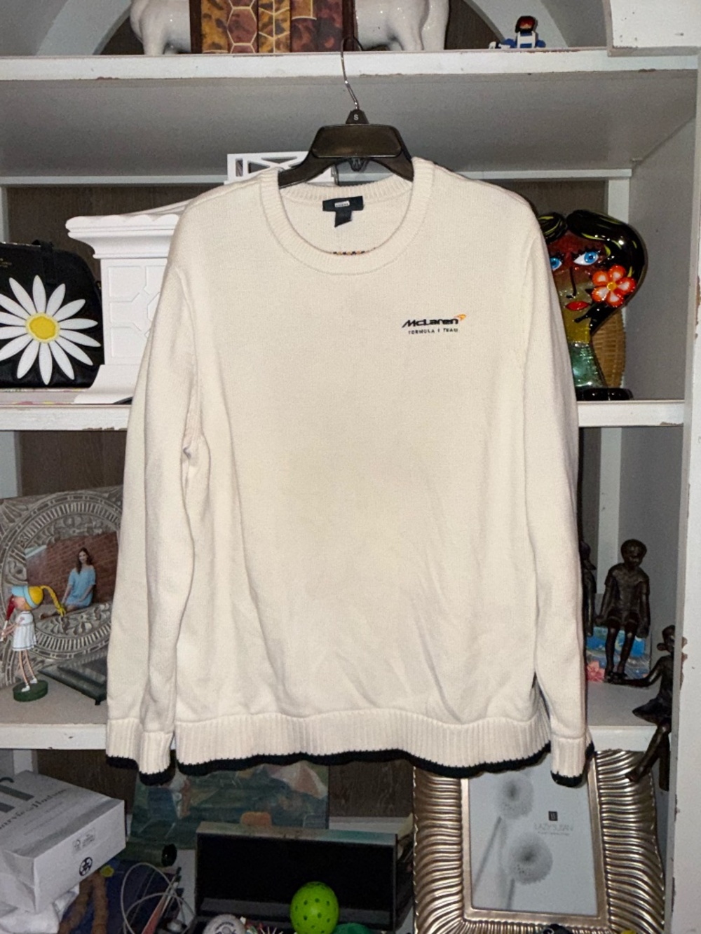 The Wild Collective x Nuuly Large L Mclaren formula team crew sweater - Picture 5 of 9